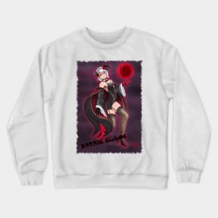 Vampire Kanagi Background Jagged A Crewneck Sweatshirt